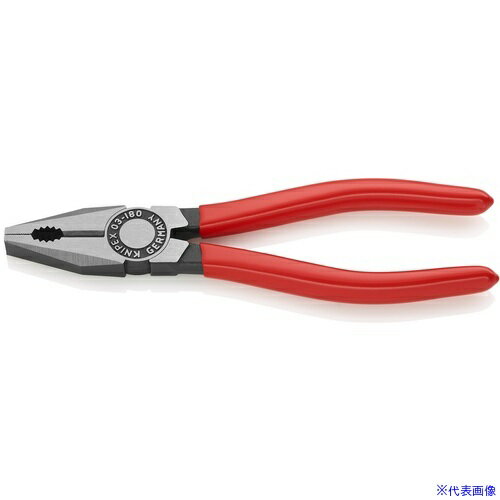 ■KNIPEX ペンチ プラスチックハンドル 180mm 0301180(4713303)