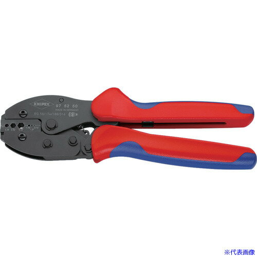 ■KNIPEX 圧着ペンチ プレシフォース 220mm 975250(4716370)