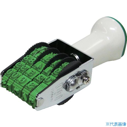 オレンジブック トラスコ中山　TRUSCOSANBY テクノタッチ回転印 欧文 4号日付 明朝体 年号2連式 〔品番:TKAD04〕[ 注番:4719829]特長●握りやすく捺しやすいグリップです。●多頻度の捺印にも優れた性能を持ち、印字が...
