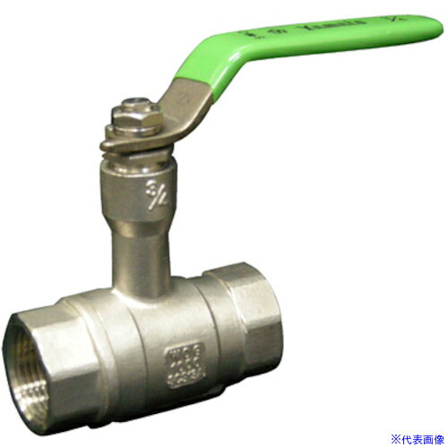 ■大和バルブ ロングネックボールバルブ 25A(1000型、スタンダードボア、ステンレス) VUY25A(4732753)[送料別途見積り][法人・事業所限定][掲外取寄]