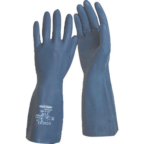 ■サミテック 耐油・耐溶剤手袋 サミテックNP-F-07 S ダークブルー 4484(4735331)