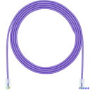 ■PANDUIT カテゴリ5E細径パッチコード 3m 紫 UTP28CH3MVL UTP28CH3MVL(4755031)