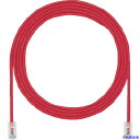 ■PANDUIT カテゴリ6細径パッチコード 10m 赤 UTP28SP10MRD UTP28SP10MRD(4755103)