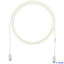 ■PANDUIT カテゴリ6細径パッチコード 30m オフホワイト UTP28SP30M UTP28SP30M(4755235)