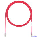 ■PANDUIT カテゴリ6細径パッチコード 3m 赤 UTP28SP3MRD UTP28SP3MRD(4755251)