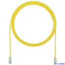 ■PANDUIT カテゴリ6細径パッチコード 3m 黄 UTP28SP3MYL UTP28SP3MYL(4755278)