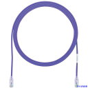 ■PANDUIT カテゴリ6細径パッチコード 5m 紫 UTP28SP5MVL UTP28SP5MVL(4755308)