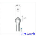 ■ナカニシ チタンコート超硬カッター テーパー型 シングルカット φ9.5×4.7×軸φ6 90° 21616(4762223)