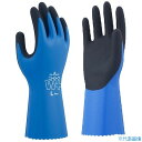 ■SHOWA ニトリルゴム手袋 NO378Plus ニトローブW+ 右手2本 ブルー Mサイズ NO378PLUSR2PM(4782553)