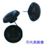 ■VELOS カラー画鋲 20本 黒 D128BK(4783353)×5[送料別途お見積り][法人限定][外直送]