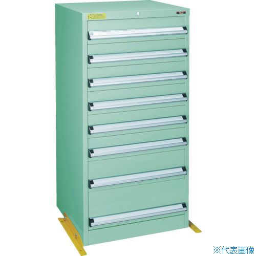 オレンジブック トラスコ中山　TRUSCOTRUSCO VE6S型中量キャビネット 転倒防止金具付 600X550 〔品番:VE6S1203TK〕[ 注番:4790669]特長●セーフティロック機構付のため引き出しを1段開けていると安全機構...