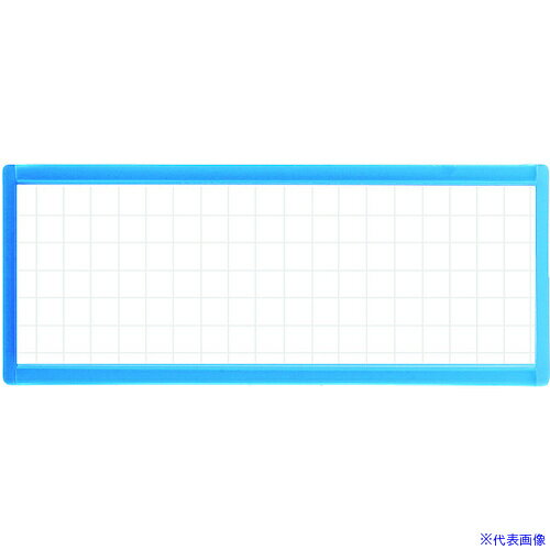 ■ベロス マグタッチスライド見出し 40×100mm 青 MS401BL(4791241)×20[送料別途見積り][法人・事業所限定][外直送]