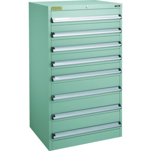 ■TRUSCO VE9S型中量キャビネット 880X550XH1200 引出8段 VE9S1205(4791487)[法人限定][直送元]