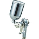 ■TRUSCO スプレーガン重力式 ノズル径Φ1.4 0.4L アルミカップセット TSG508G14S(4792025)