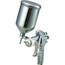 ■TRUSCO スプレーガン重力式 ノズル径Φ1.4 0.4L SUSカップセット TSG508G14SS(4792033)