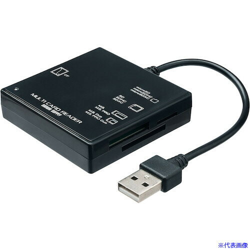 ■SANWA USB2.0 カードリーダー ADRML23BKN(4872460)