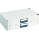 ■TRUSCO ツールワゴン フェニックスワゴン 2段引出 750X500 ホワイト PEW75XW(4883004)