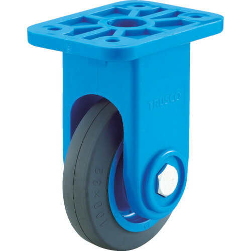 ■TRUSCO グランカート用 固定省音キャスターφ100 ゴム車 TYBPK100G(4895584)