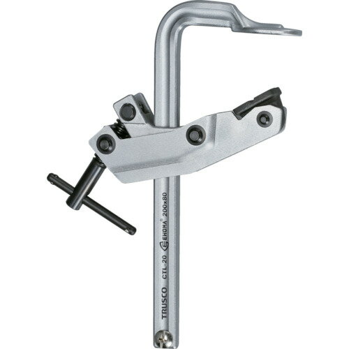 オレンジブック トラスコ中山　TRUSCOTRUSCO カンチレバー型クランプ 開き600mm 〔品番:CTL60〕[ 注番:4901142]特長●締め付けハンドルが、レールの外側に付いているので狭い場所での使用ができます。●アーム部を差し替え、別売アタッチメントのCTDを取り付けることにより、外に広げる作業ができます。●別売パッドのCTVを取り付けることにより、パイプやアングルなどを保持できます。●鉄鋼、板金用です。仕様●全長(mm)：735●最大口開き(mm)：600●ふところ(mm)：100●フレーム寸法(mm)A：27●フレーム寸法(mm)B：13●締付力(kN)：6.86仕様2材質/仕上●冷間圧延鋼材セット内容/付属品注意●提供不可：SDS原産国（名称）台湾JANコード4989999326659本体質量3.46kgオレンジブック トラスコ中山　TRUSCOTRUSCO カンチレバー型クランプ 開き600mm 〔品番:CTL60〕[注番:4901142][本体質量：3.46kg]《包装時基本サイズ：770×245×35》〔包装時質量：3469g〕分類》手作業工具》クランプ・バイス》L型クランプ☆納期情報：仕入れ先通常在庫品 (欠品の場合有り)