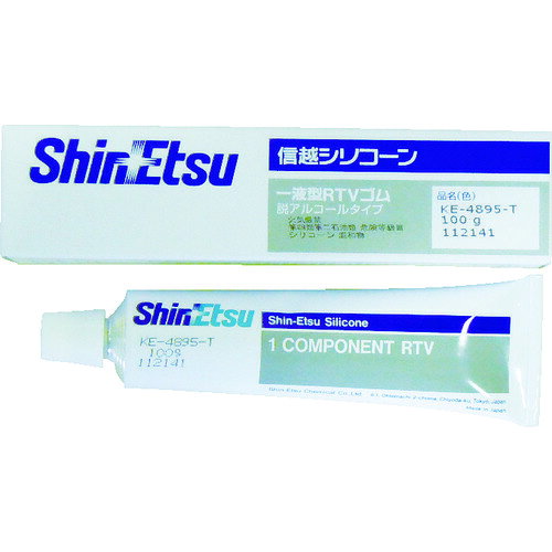 オレンジブック トラスコ中山　TRUSCO信越 シーリング 低分子シロキサン低減タイプ 100g 透明 〔品番:KE4895T100〕[ 注番:4921259]特長●電気、電子用途に推奨の低分子シロキサン低減タイプです。●腐食と臭いがほとんどなく、ストレスクラック特性に優れています。●低粘度タイプです。●一般製品に比べ低分子シロキサンレベルを一定レベルまで低減させた製品です。用途●一般電気用。●基板や絶縁コーティング用途などに。仕様●色：透明●容量(ml)：100●使用温度範囲(℃)：-40〜180●容量(g)：100●チューブ入タイプ●低粘度タイプ仕様2材質/仕上●主成分：シリコーンセット内容/付属品注意●各種被着体に応じてプライマーを適宜使用してください。●海外輸出の場合は海外仕様製品の御見積りを致します●当製品は日本国内仕様製品のため輸出ができません。輸出の場合別途ご相談下さい、海外仕様製品の御見積りを致します。価格、ロット、納期等が変わる場合がございます。原産国（名称）日本JANコード4582118735433本体質量114gオレンジブック トラスコ中山　TRUSCO信越 シーリング 低分子シロキサン低減タイプ 100g 透明 〔品番:KE4895T100〕[注番:4921259][本体質量：114g]《包装時基本サイズ：44×36×180》〔包装時質量：134g〕分類》化学製品》接着剤・補修剤》工業用シーリング剤☆納期情報：仕入れ先通常在庫品 (欠品の場合有り)