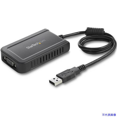 ■スターテック ディスプレイアダプター/USB-A - VGA/USB 2.0/Windowsのみ対応 USB2VGAE3(4929790)[法人・事業所限定][外直送元]