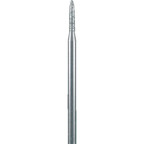 オレンジブック トラスコ中山　TRUSCOMinimo 電着ダイヤモンドバー#140 Φ1.3 〔品番:AD1353〕[ 注番:4949935]特長●ダイヤモンド砥粒の突出しが大きく切れ味に優れています。　●仕上げ面粗さを特に要求されない粗研削加工に最適です。仕様●粒度(#)：140●刃径(mm)：1.3●刃長(mm)：8●軸径(mm)：2.34●全長(mm)：44.5●最高使用回転数(rpm)：80000●形状：円錐先丸仕様2●適合素材：セラミックス、ガラス、工具鋼、合金鋼、超硬合金、サーメット材質/仕上セット内容/付属品注意原産国（名称）日本JANコード4571130850439本体質量4gオレンジブック トラスコ中山　TRUSCOMinimo 電着ダイヤモンドバー#140 Φ1.3 〔品番:AD1353〕[注番:4949935][本体質量：4g]《包装時基本サイズ：12×71×12》〔包装時質量：4g〕分類》電動・油圧・空圧工具》研削研磨用品》ダイヤモンドバー☆納期情報：仕入れ先通常在庫品 (欠品の場合有り)