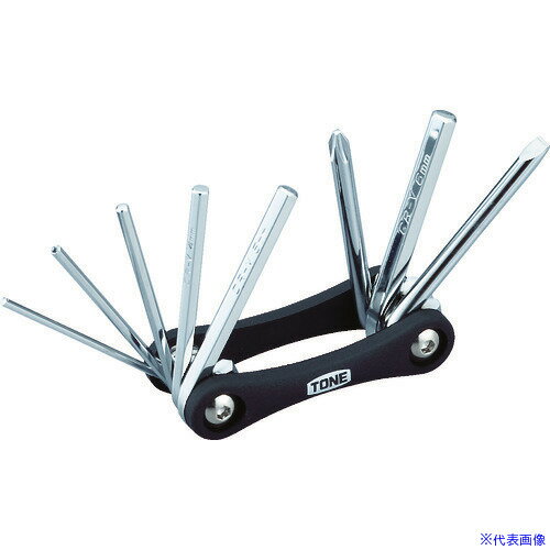 ■TONE 二輪車整備工具 マルチツール 8点セット CMT8(4953045)