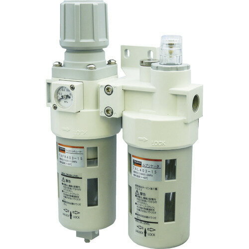 ■TRUSCO FRLユニット 口径Rc1/4(2点セット) TACP4038(4960122)