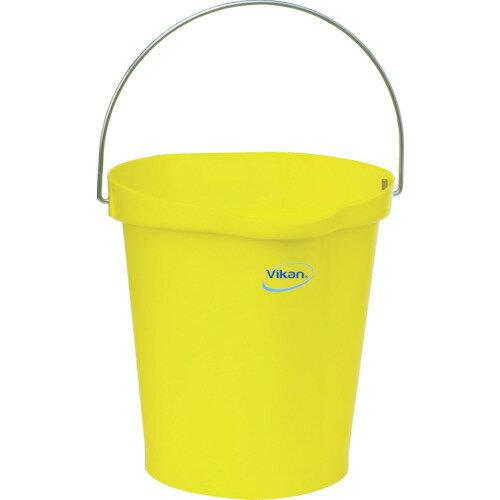 オレンジブック トラスコ中山　TRUSCOVikan ハイジーンバケット 5686 イエロー 〔品番:56866〕[ 注番:4969839]特長●計量目盛付（1Lごと）で持ち運びやすいデザインのバケツです。●耐久性、衛生面にも優れています。●食品衛生法適合品です。用途●食品の移動、清掃用具として。仕様●色：イエロー●容量(L)：12●幅(mm)：305●奥行(mm)：325●高さ(mm)：315●耐熱温度(℃)：100℃仕様2●食品衛生法適合（ポジティブリスト適合）材質/仕上●本体:ポリプロピレン(PP)●ハンドル:ステンレス（SUS）セット内容/付属品注意●高温により変形の恐れがあるため、火気の近くで使用しないでください。●耐熱温度を守って使用してください。原産国（名称）デンマークJANコード5705020568664本体質量1000gオレンジブック トラスコ中山　TRUSCOVikan ハイジーンバケット 5686 イエロー 〔品番:56866〕[注番:4969839][本体質量：1000g]《包装時基本サイズ：318×312×325》〔包装時質量：970g〕分類》清掃・衛生用品》清掃用品》HACCP対応そうじ用品☆納期情報：仕入れ先通常在庫品 (欠品の場合有り)