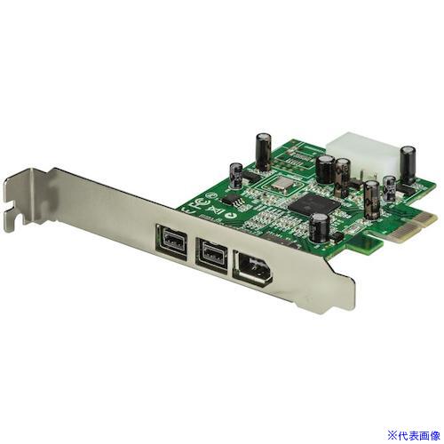 ■スターテック FireWire増設カード/PCIe - 2x IEEE 1394b+1x IEEE 1394a PEX1394B3(4975407)[法人・事業所限定][外直送元]