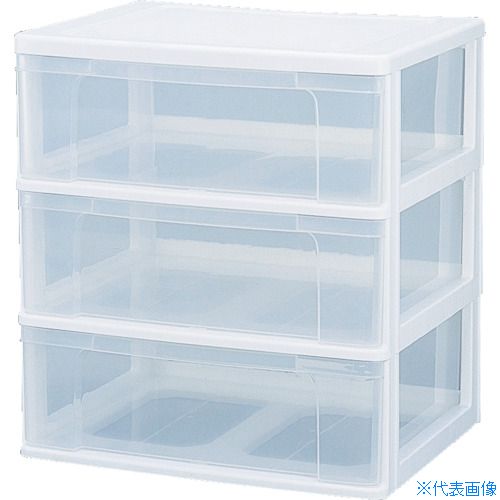 ■IRIS 221330 ワイドチェスト クリア W-545 W545(4986491)[送料別途お見積り][法人限定]