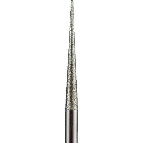 オレンジブック トラスコ中山　TRUSCOMinimo 電着ダイヤモンドバー#140 Φ3 〔品番:AD2601〕[ 注番:4987152]特長●ダイヤモンド砥粒の突出しが大きく切れ味に優れています。●仕上げ面粗さを特に要求されない粗研削加工に最適です。仕様●粒度(#)：140●刃径(mm)：3●刃長(mm)：25●軸径(mm)：3●全長(mm)：65.5●最高使用回転数(rpm)：50000●形状：円錐鋭角●先端角(°)：6仕様2●適合素材：セラミックス、ガラス、工具鋼、合金鋼、超硬合金、サーメット材質/仕上セット内容/付属品注意原産国（名称）日本JANコード4571130851788本体質量5gオレンジブック トラスコ中山　TRUSCOMinimo 電着ダイヤモンドバー#140 Φ3 〔品番:AD2601〕[注番:4987152][本体質量：5g]《包装時基本サイズ：42×93×18》〔包装時質量：6g〕分類》電動・油圧・空圧工具》研削研磨用品》ダイヤモンドバー☆納期情報：仕入れ先通常在庫品 (欠品の場合有り)