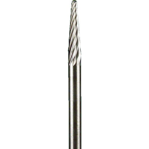 オレンジブック トラスコ中山　TRUSCOMinimo 超硬カッター スパイラルカット Φ3 軸径3.0mm 〔品番:BC2142〕[ 注番:4988311]特長●切削性、耐摩耗性、耐久性に優れています。●重切削から精密切削まで目的に合わせ豊富なサイズやカット形状があります。用途●各種被削材の研削、研磨、切削に。仕様●形状：円錐先丸(スパイラルカット)●刃径(mm)：3.0●刃長(mm)：13●軸径(mm)：3.0●軸長(mm)：25●全長(mm)：38.0●最高使用回転数(rpm)：50000●オール超硬/ロー付：ロー付●角度(°)：8仕様2●適合素材：工具鋼、合金鋼、一般鋼、ステンレス、アルミニウム、銅材質/仕上セット内容/付属品注意●作業時は必ず安全帽、安全メガネなどの保護具をご着用ください。●最高使用回転数は推奨値です。原産国（名称）日本JANコード4571130855199本体質量6gオレンジブック トラスコ中山　TRUSCOMinimo 超硬カッター スパイラルカット Φ3 軸径3.0mm 〔品番:BC2142〕[注番:4988311][本体質量：6g]《包装時基本サイズ：13×70×13》〔包装時質量：7g〕分類》電動・油圧・空圧工具》研削研磨用品》超硬バー☆納期情報：仕入れ先通常在庫品 (欠品の場合有り)