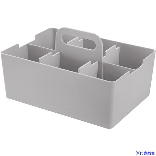 ■JEJアステージ デスクトート ライトグレー 236010(5001699)×6[送料別途見積り][法人・事業所限定][外..