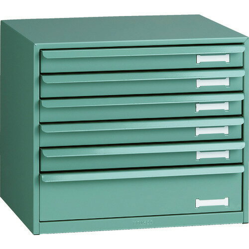 ■TRUSCO 卓上ツールケース ワイド 6段 384X327XH327 DTL1S5(5021472)