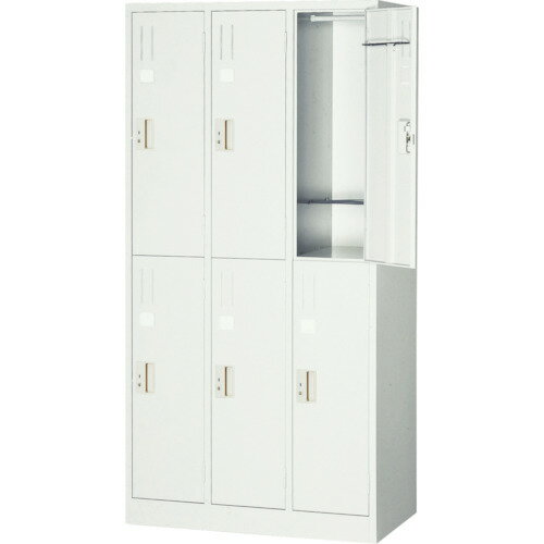 ■TRUSCO スタンダードロッカー 6人用 900X515XH1790 NL67(5051991)[法人限定][直送元]