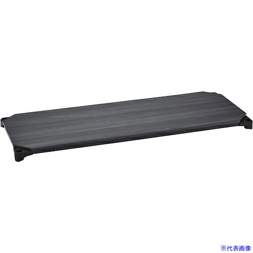 ■エレクター ベーシックシリーズウッドシェルフ W750xD450mm ブラックウッド ブラックフレーム 棚用 B1830MBB1(5065977)[送料別途見積り][法人・事業所限定][外直送]