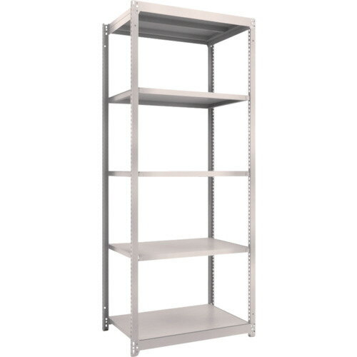 ■TRUSCO スチールラック M1.5型軽中量棚 860X595XH2100 5段単体 ネオグレー M1.57365(NG)(5066549)