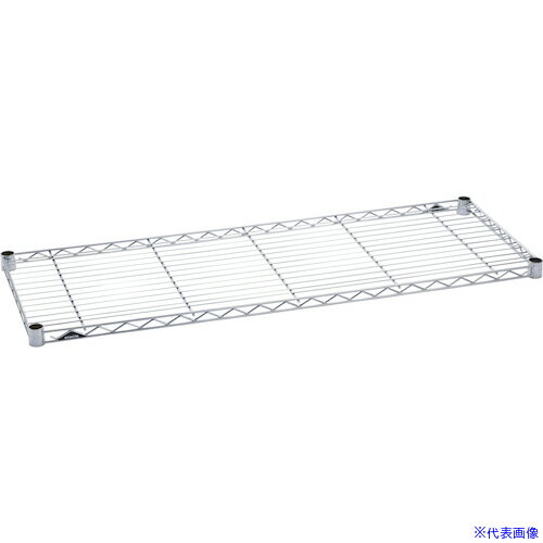 ■エレクター ベーシックシリーズ ワイヤーシェルフ W900xD450mm クローム B1836C1(5070649)[送料別途見積り][法人・事業所限定][外直送]