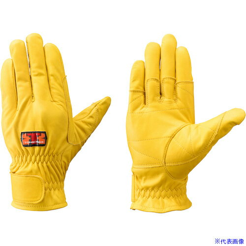 ■トンボレックス 牛革製手袋 イエロー C409YLL(5090754)[送料別途お見積り][法人限定][掲外取寄]