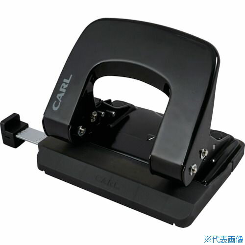 ■カール 2穴パンチ アリシス ブラック 穴あけ枚数20枚 LPN20K(5092933)