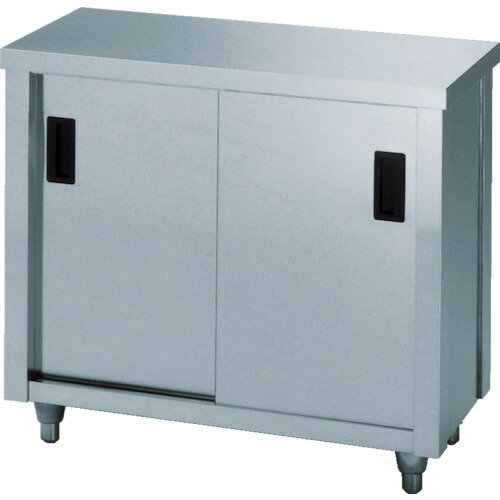 ■アズマ ステンレス保管庫(片面引違戸) 鍵無し 1200×450×800 AC1200K(5100917)[法人限定][直送元]