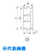 ■EVN ブッシングプーリー SPB 125mm 溝数5 SPB1255(5143888)[送料別途見積り][法人・事業所限定][掲外..