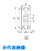 ■EVN ブッシングプーリー SPB 300mm 溝数10 SPB30010(5144779)[送料別途見積り][法人・事業所限定][掲..