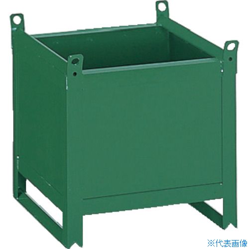 ■TRUSCO ミニカーゴ 鉄板張型 450X450XH450 VJ453(5168716)[法人・事業所限定][直送元]