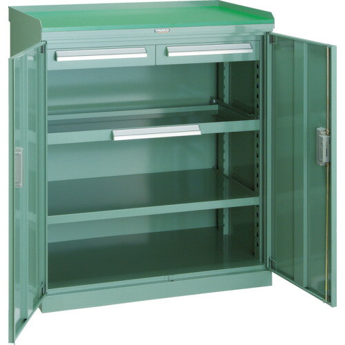 Office - ■TRUSCO スライド工具キャビネット 881X551 コボレ止め天板付 DX31(5180147)[法人限定][直送元]