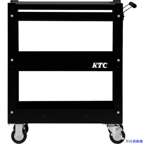 ■KTC ワゴン(3段1引出し)(ブラック) SKX2613BK2(5208988)