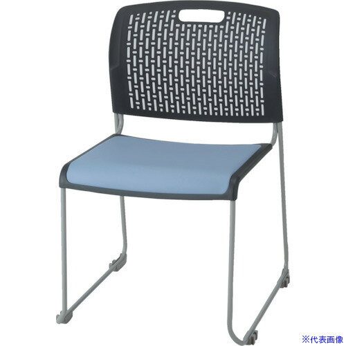 ■NOAH ミーティングチェア YOK ライトブルー YOK1662VLB(5215368)[送料別途お見積り][法人限定][直送]