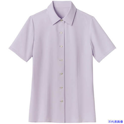 ■GROW トップクール・カルゼ半袖ブラウスラベンダー11 GBSL1870J111(5216259)[送料別途お見積り][法人限定][掲外取寄]