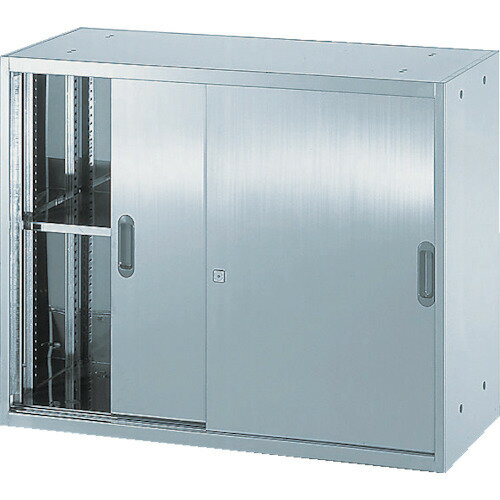 ■TRUSCO ステンレス保管庫(D400) 引違 900XH720 STS47(5221668)[ ...